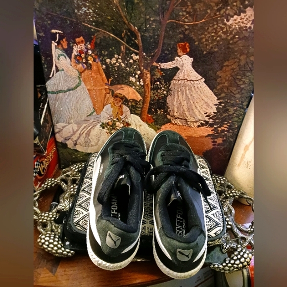 👟Puma Astro Cup Blue & White Leather Suede Old School Sneakers,Like🆕New - Picture 9 of 12